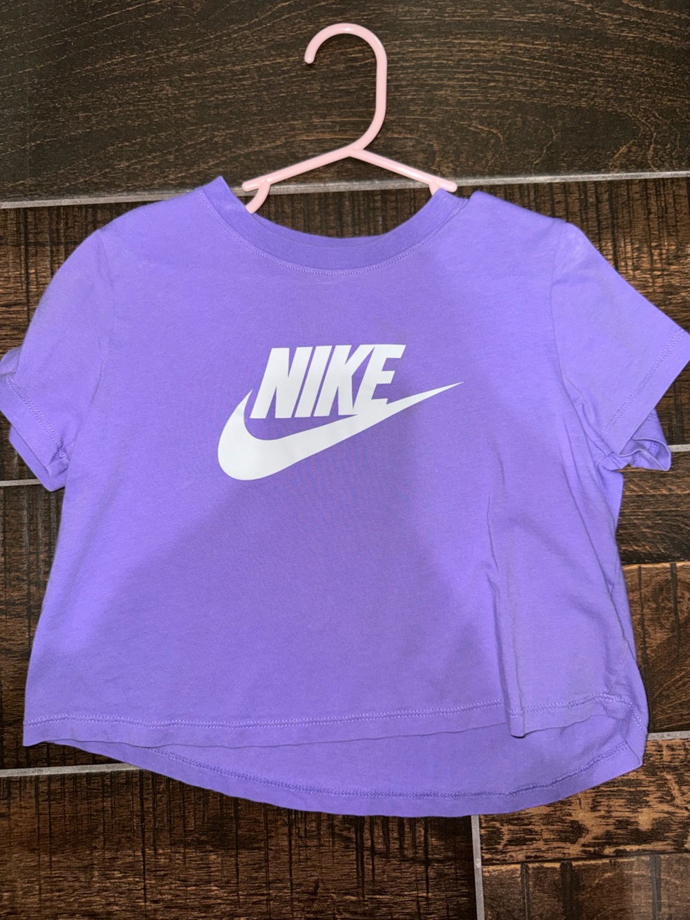 Nike Lavender Tee with White Swoosh